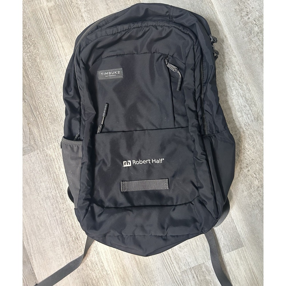 Timbuk2 3960-3Q TSF19 Black Laptop Travel Backpack Corporate Company Logo Nice